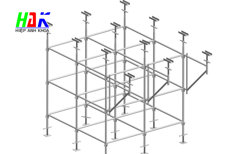 Các Bộ Phận Chính Của Giàn Giáo Nêm